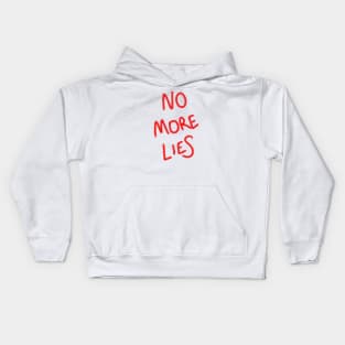 No more lies Kids Hoodie